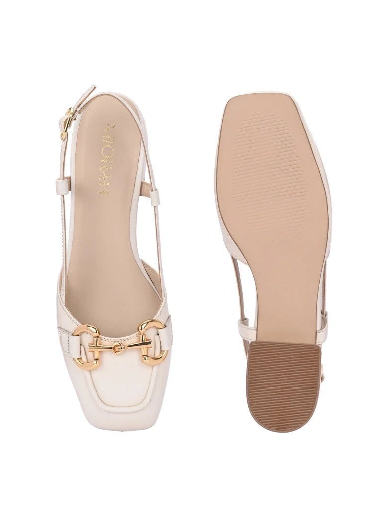 Majestic Leather Block Heels