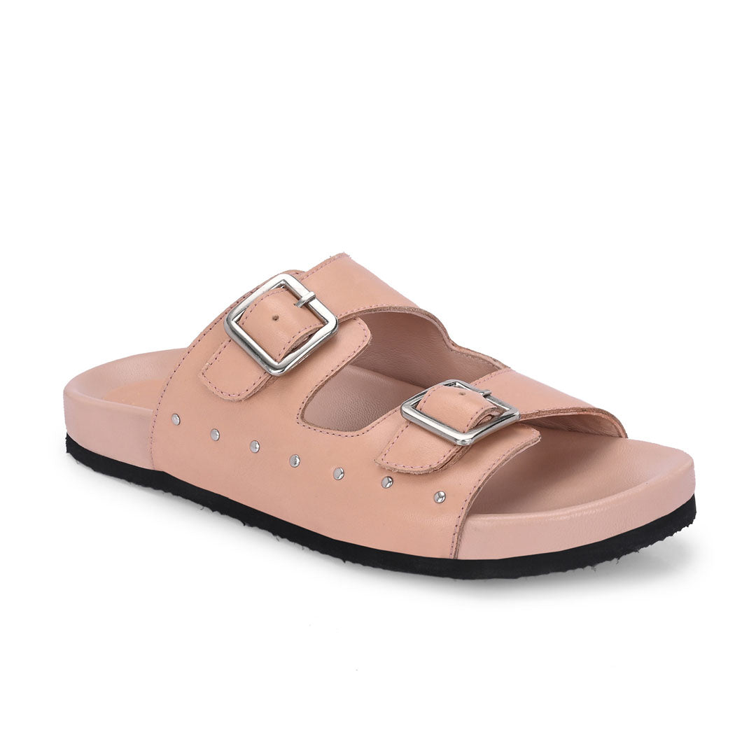Solace Footbed Leather Comfort Sandals