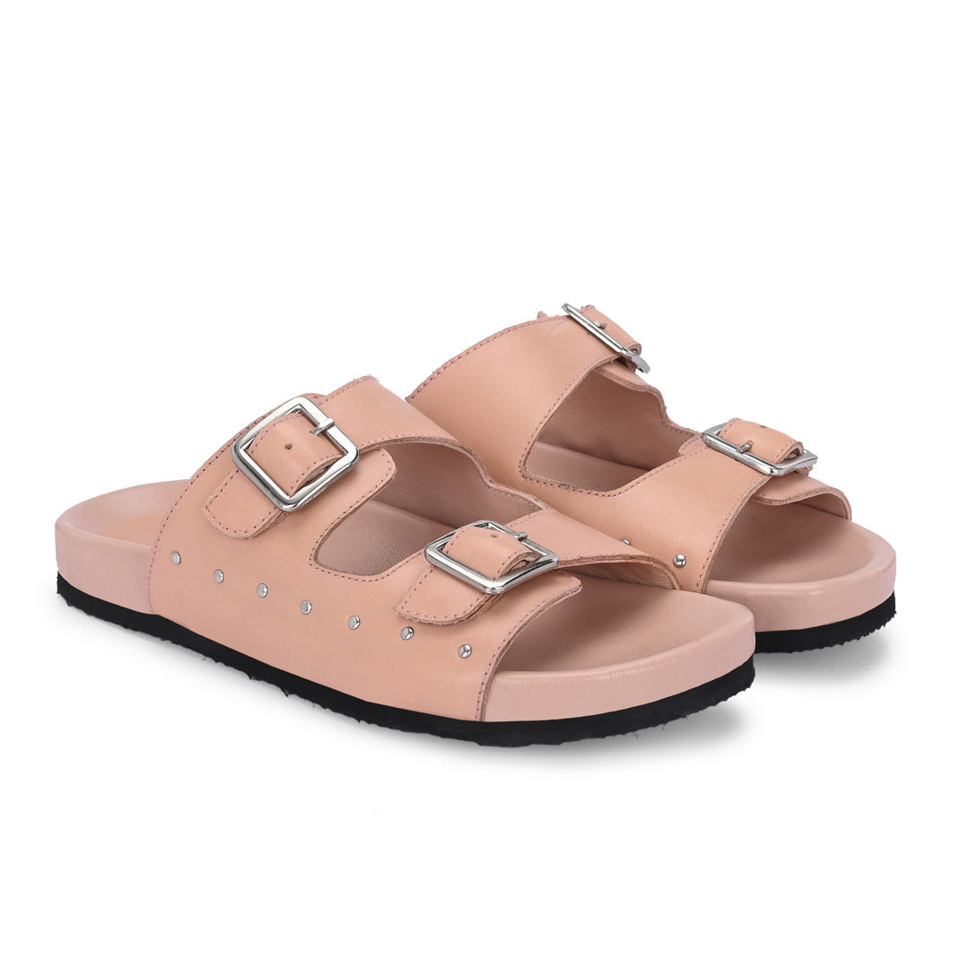 Solace Footbed Leather Comfort Sandals