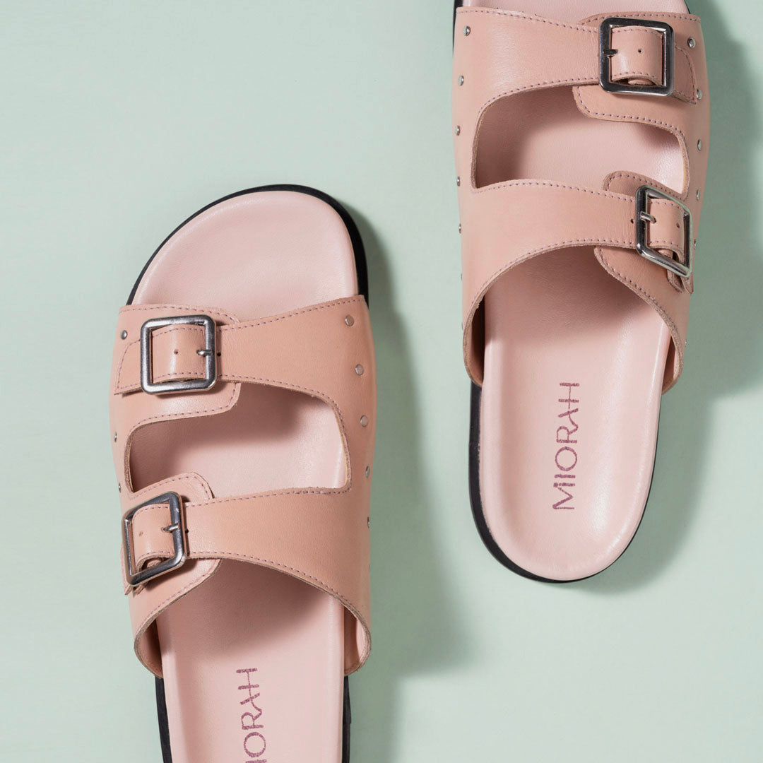 Solace Footbed Leather Comfort Sandals