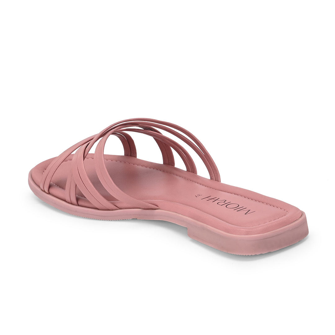 Zoe Leather Strappy Flats