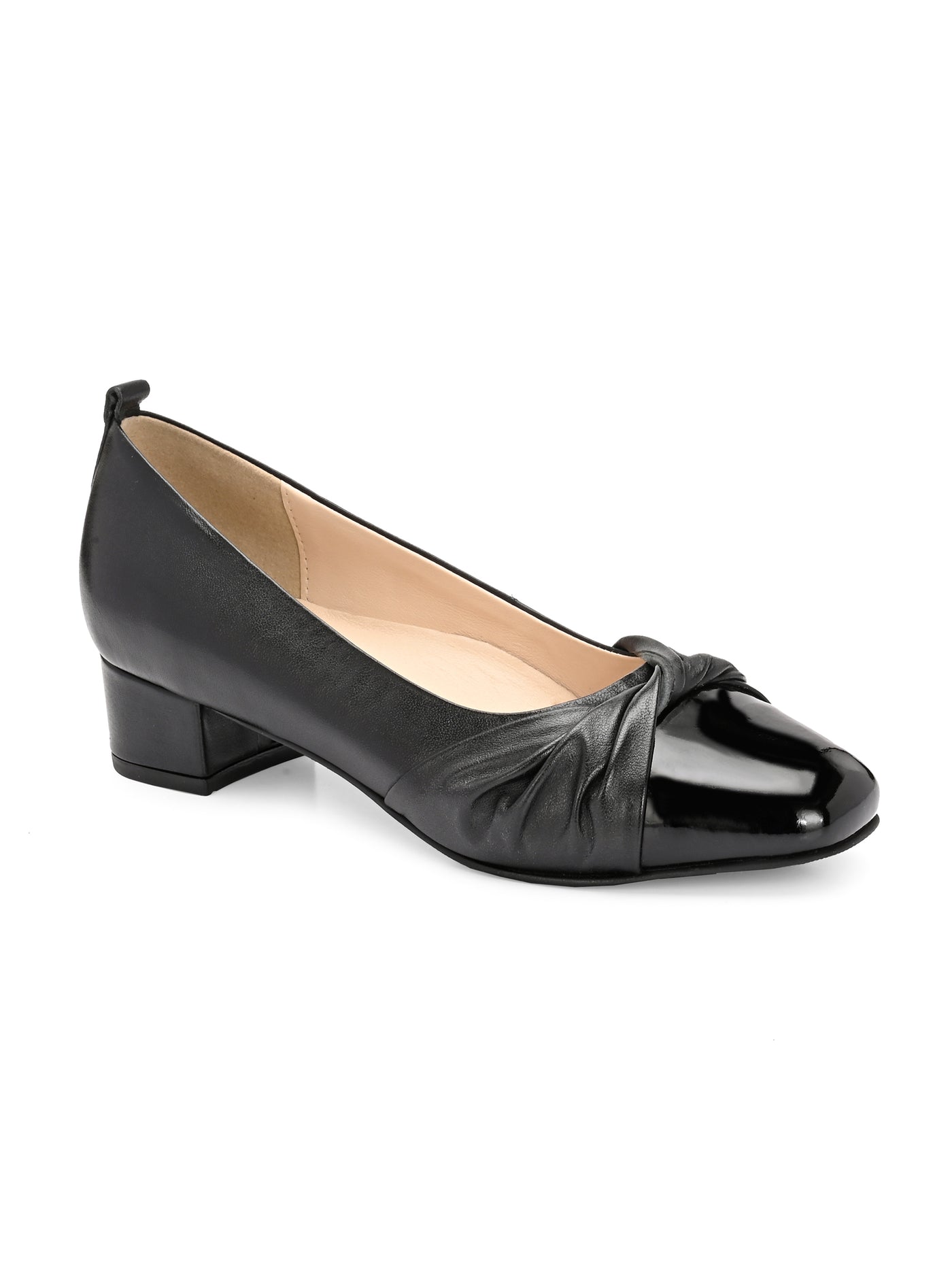 Zyra Leather Comfort Heels