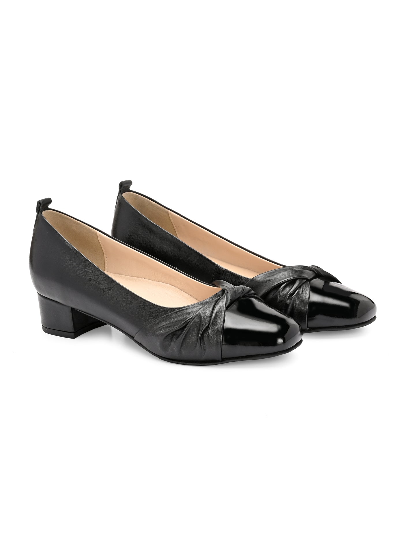 Zyra Leather Comfort Heels