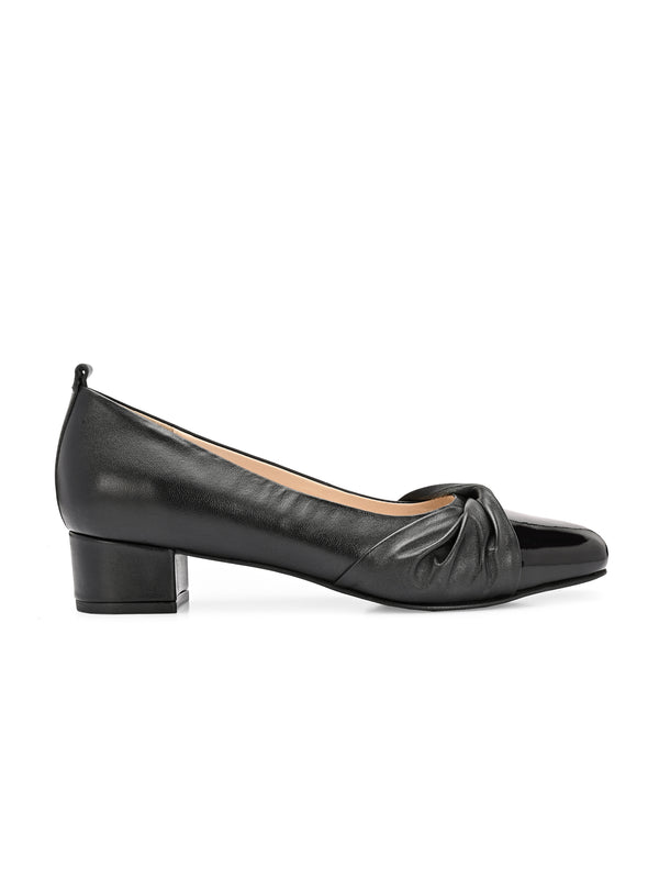 Zyra Leather Comfort Heels