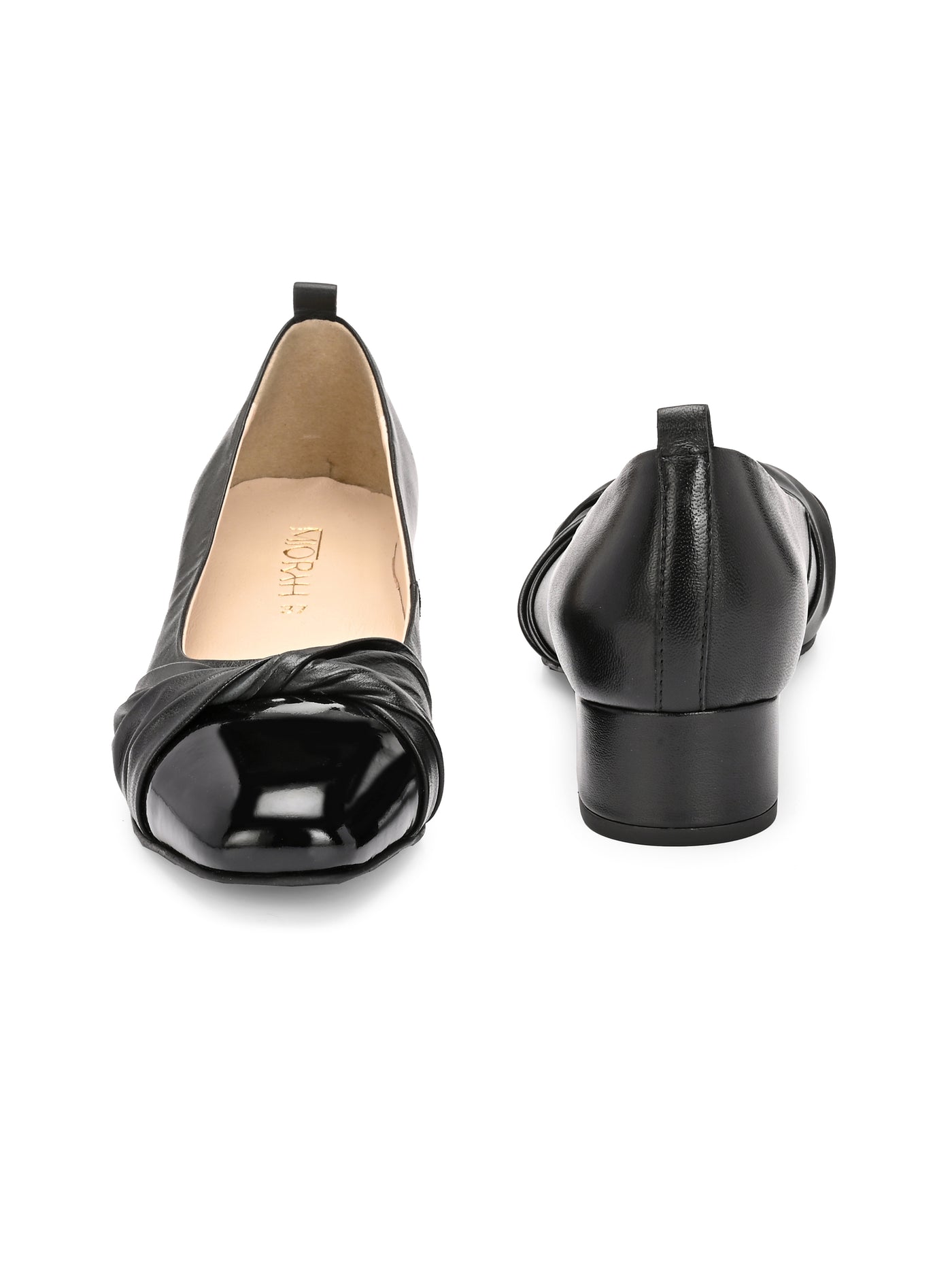 Zyra Leather Comfort Heels