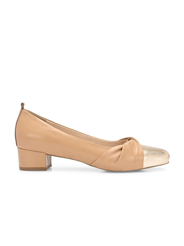 Zyra Leather Comfort Heels
