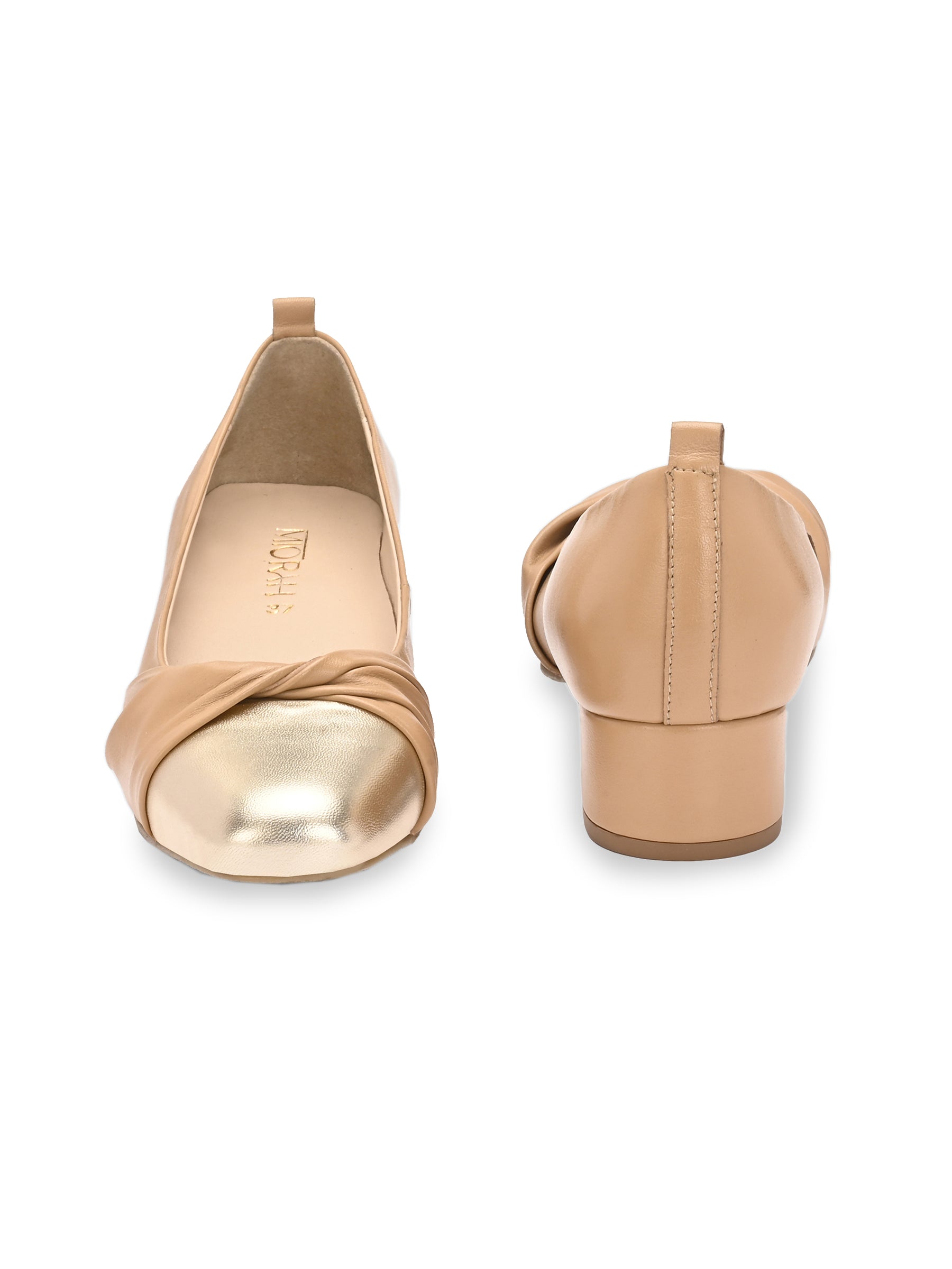 Zyra Leather Comfort Heels