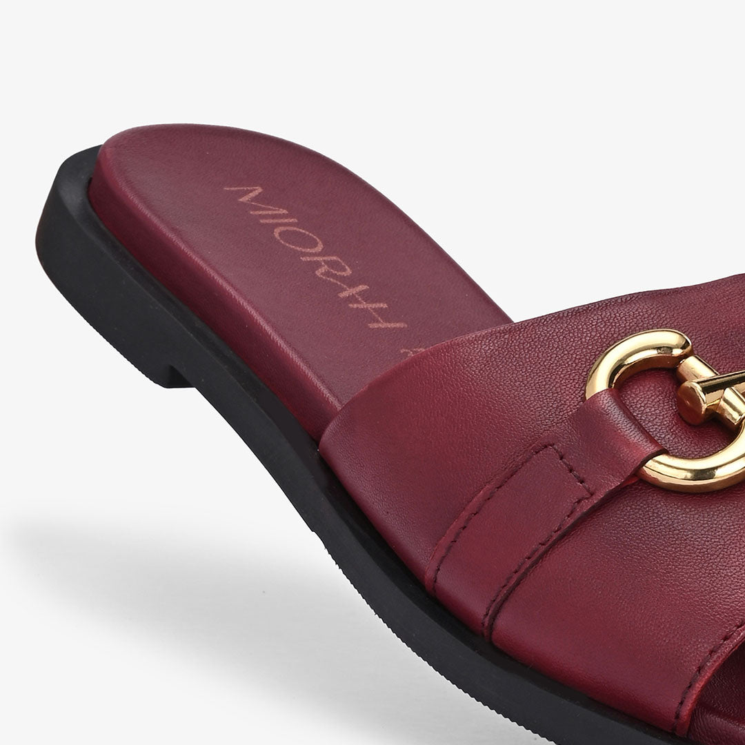 Flutter Leather Comfort Flats