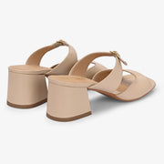 Roxy Leather Block Heels