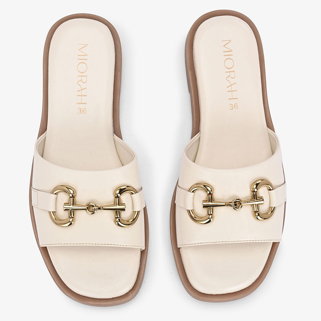 Flutter Leather Comfort Flats