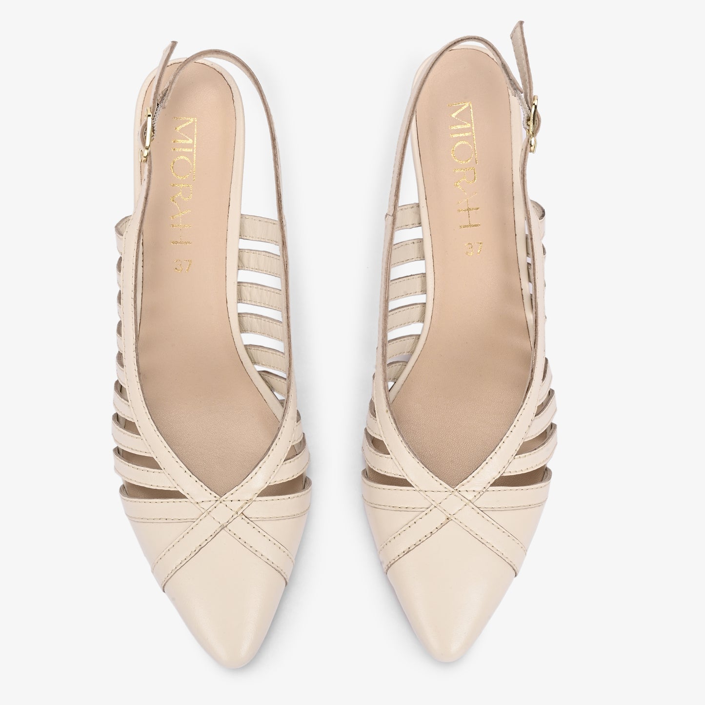 Lexa leather Strappy Heels