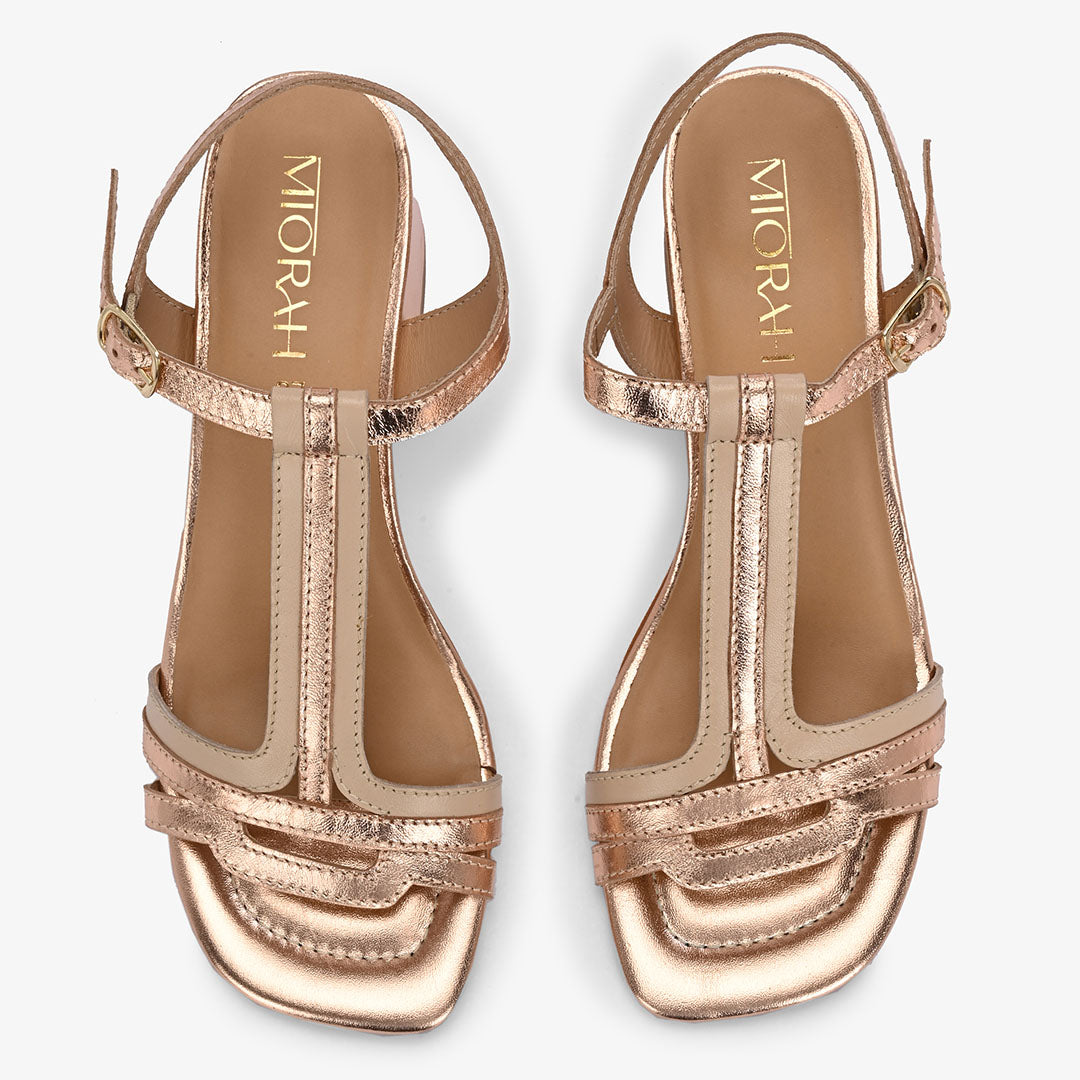 Crysta Leather Party Heels