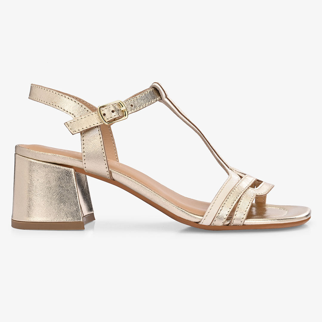 Crysta Leather Party Heels