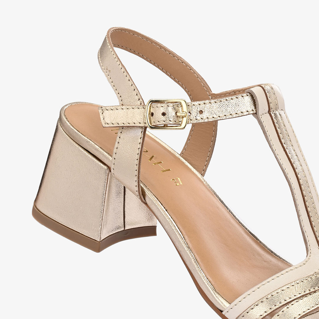 Crysta Leather Party Heels