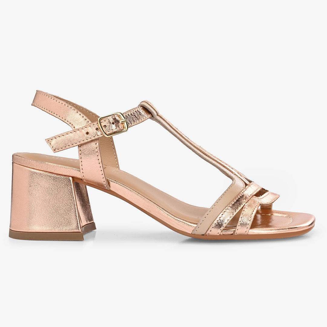 Crysta Leather Party Heels