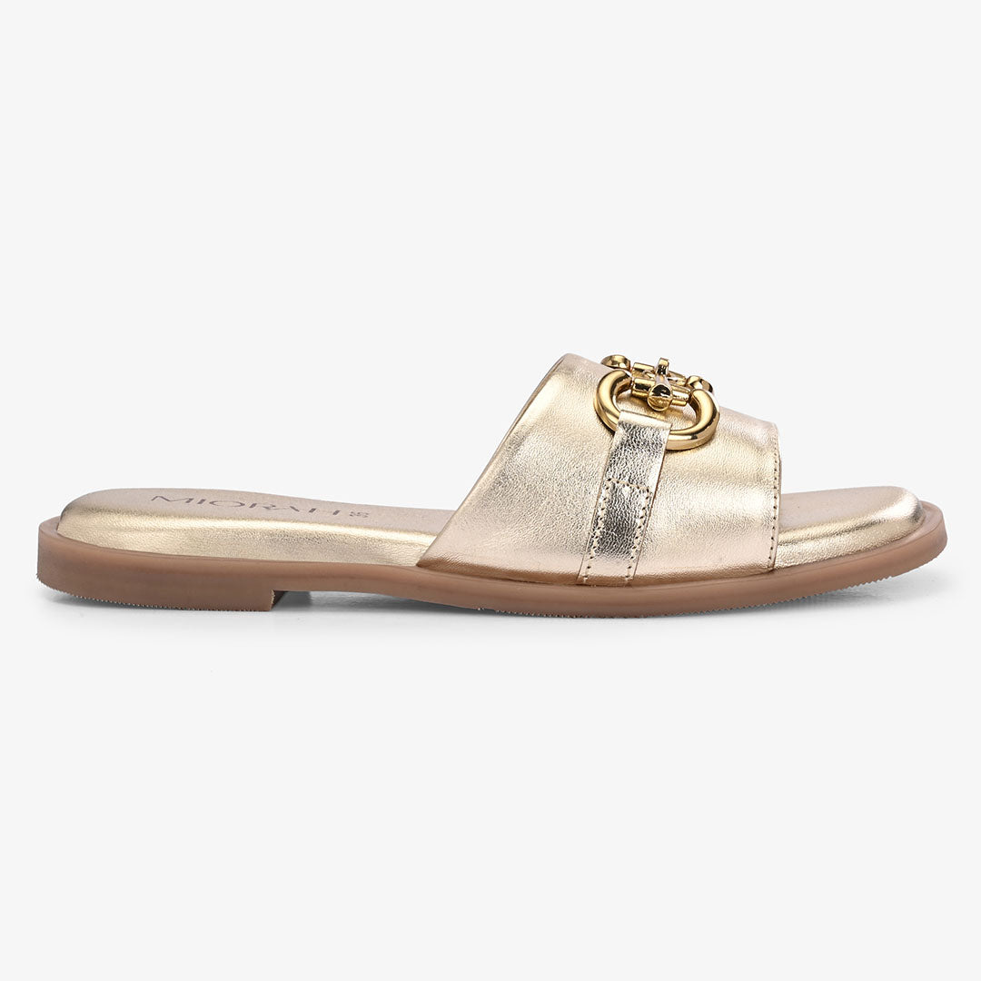 Flutter Leather Comfort Flats