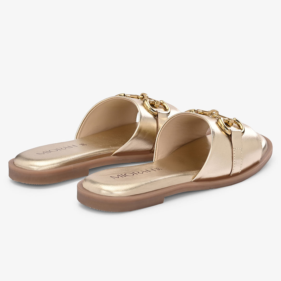 Flutter Leather Comfort Flats