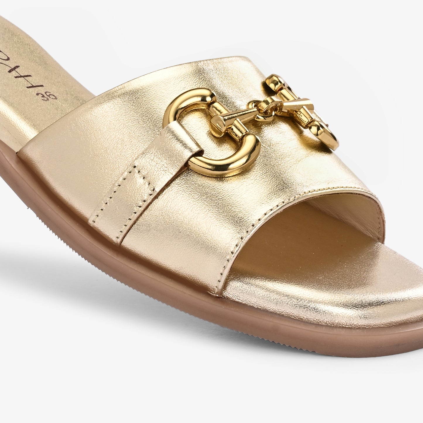 Flutter Leather Comfort Flats
