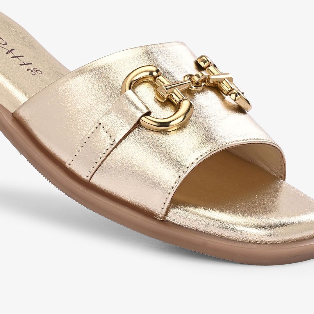 Flutter Leather Comfort Flats