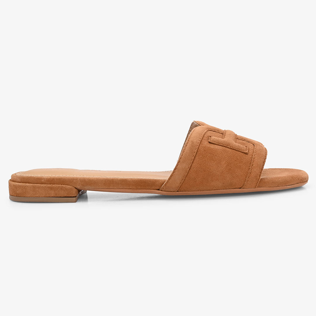 Kiara Suede Leather Comfort Flats
