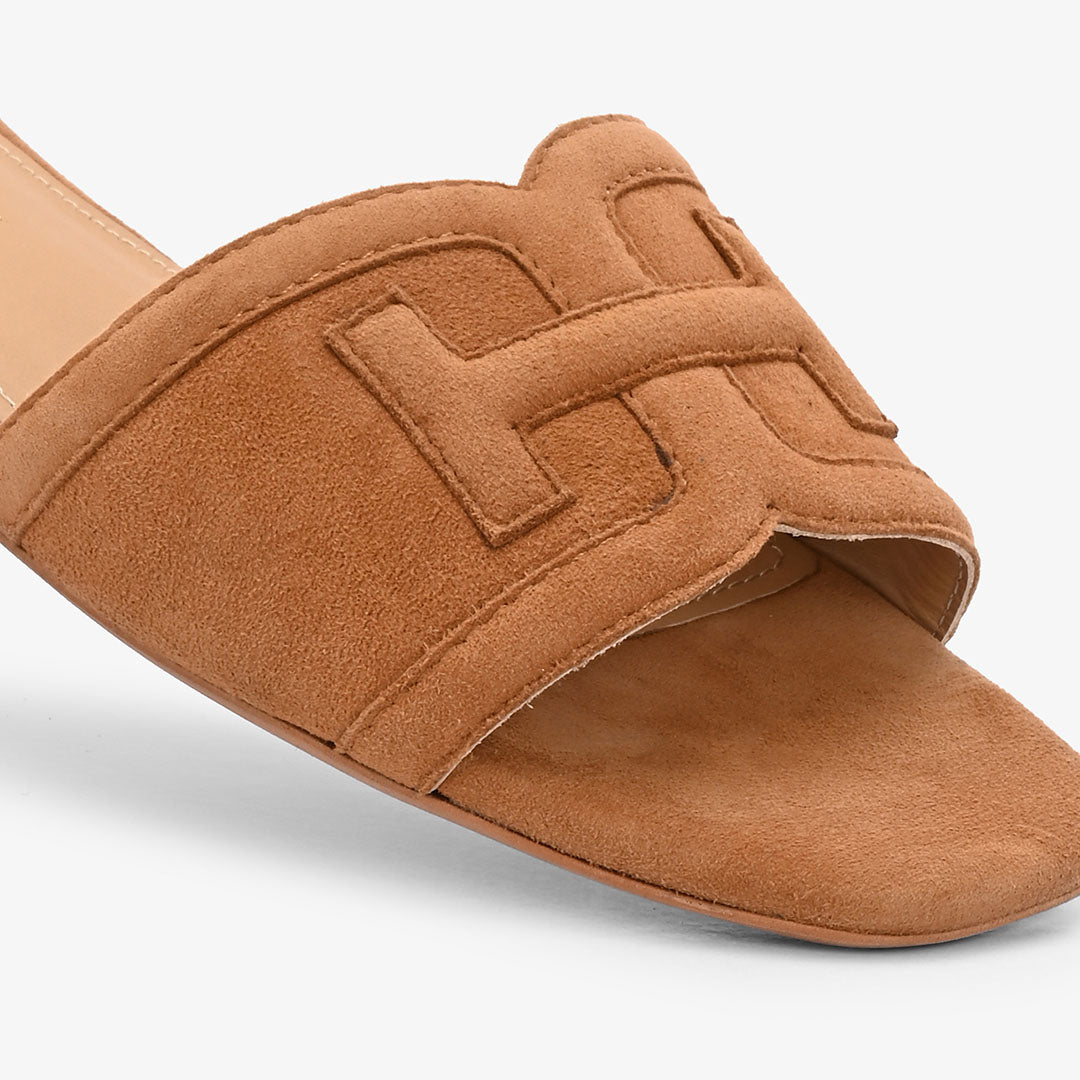 Kiara Suede Leather Comfort Flats
