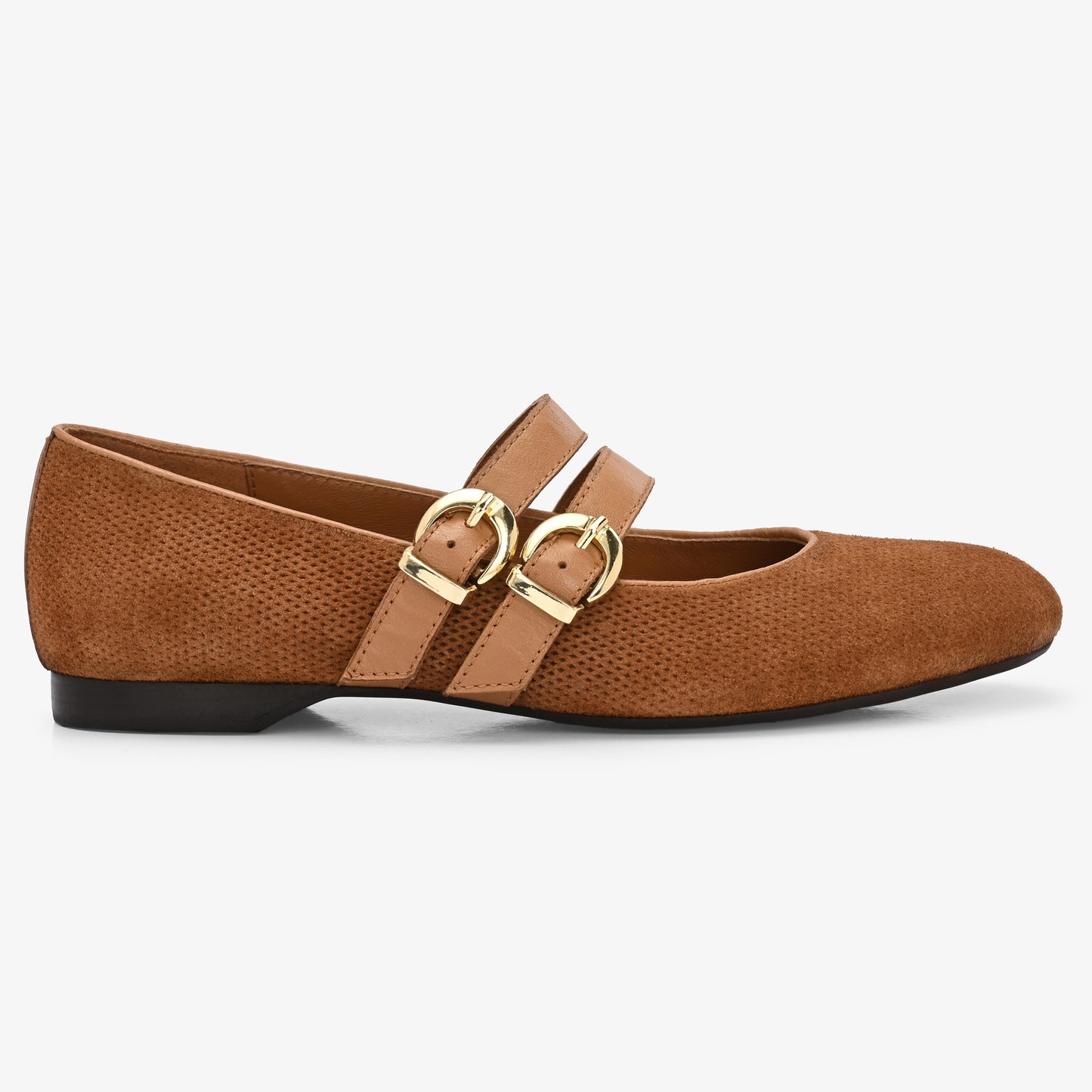 Callie Leather Strapy Ballerina