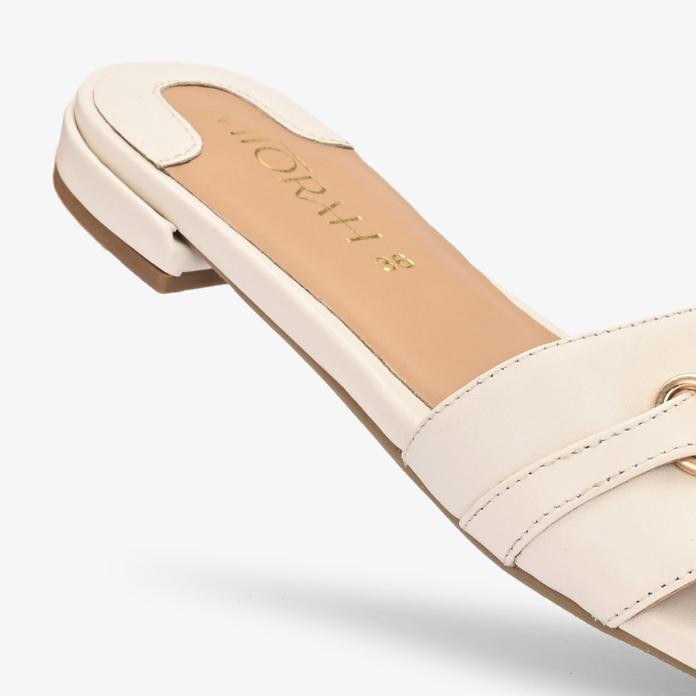 Riva Embellished Leather Comfort Flats