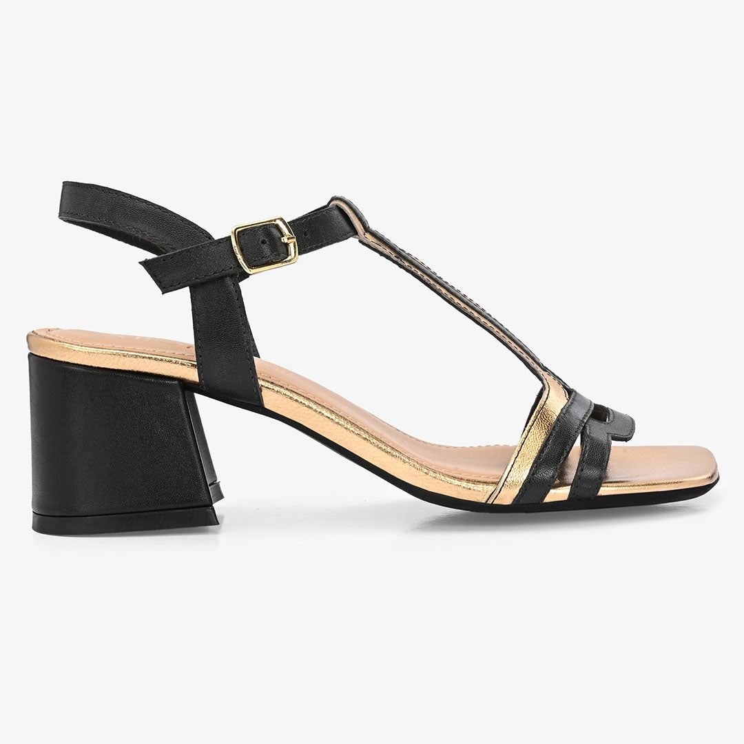 Crysta Leather Party Heels