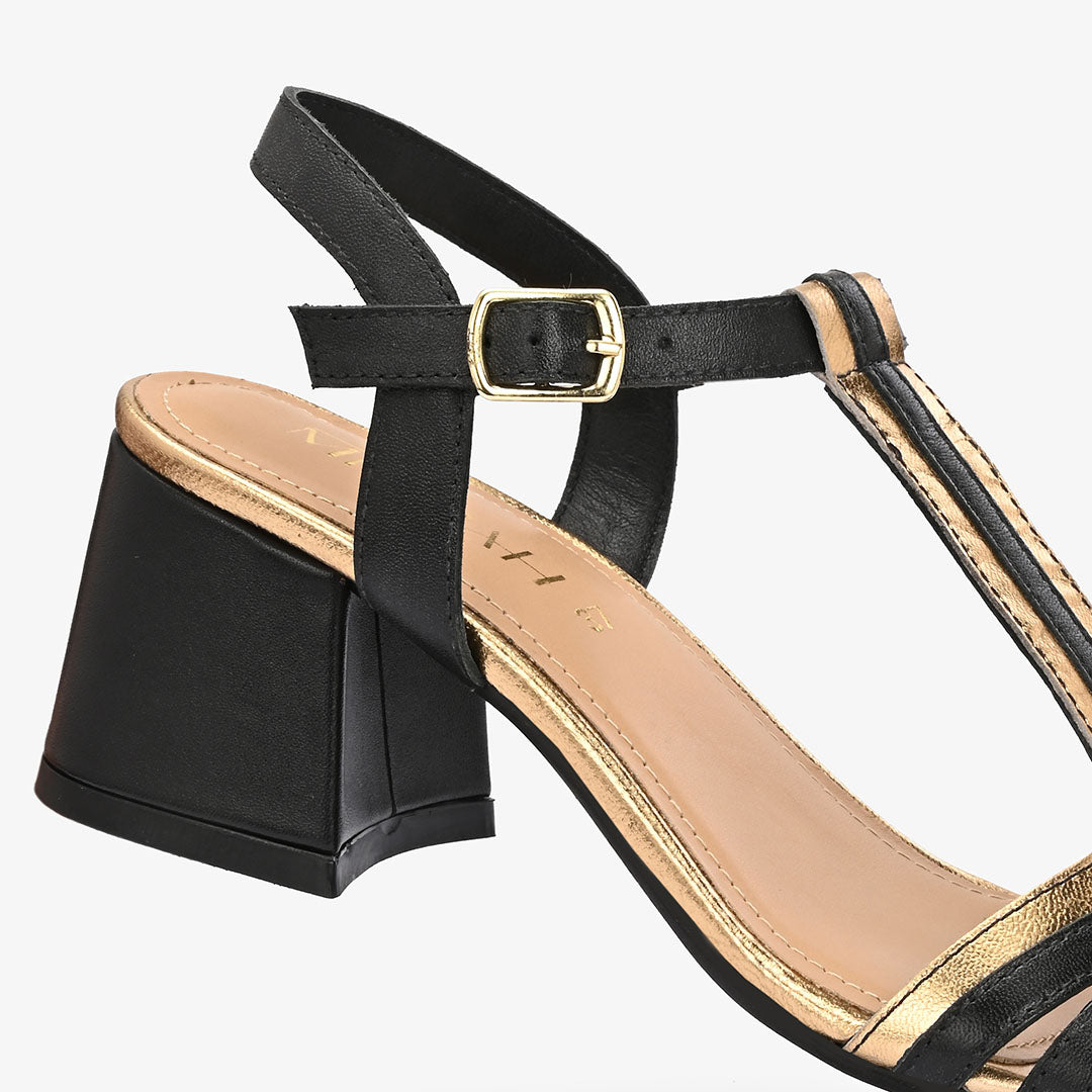 Crysta Leather Party Heels