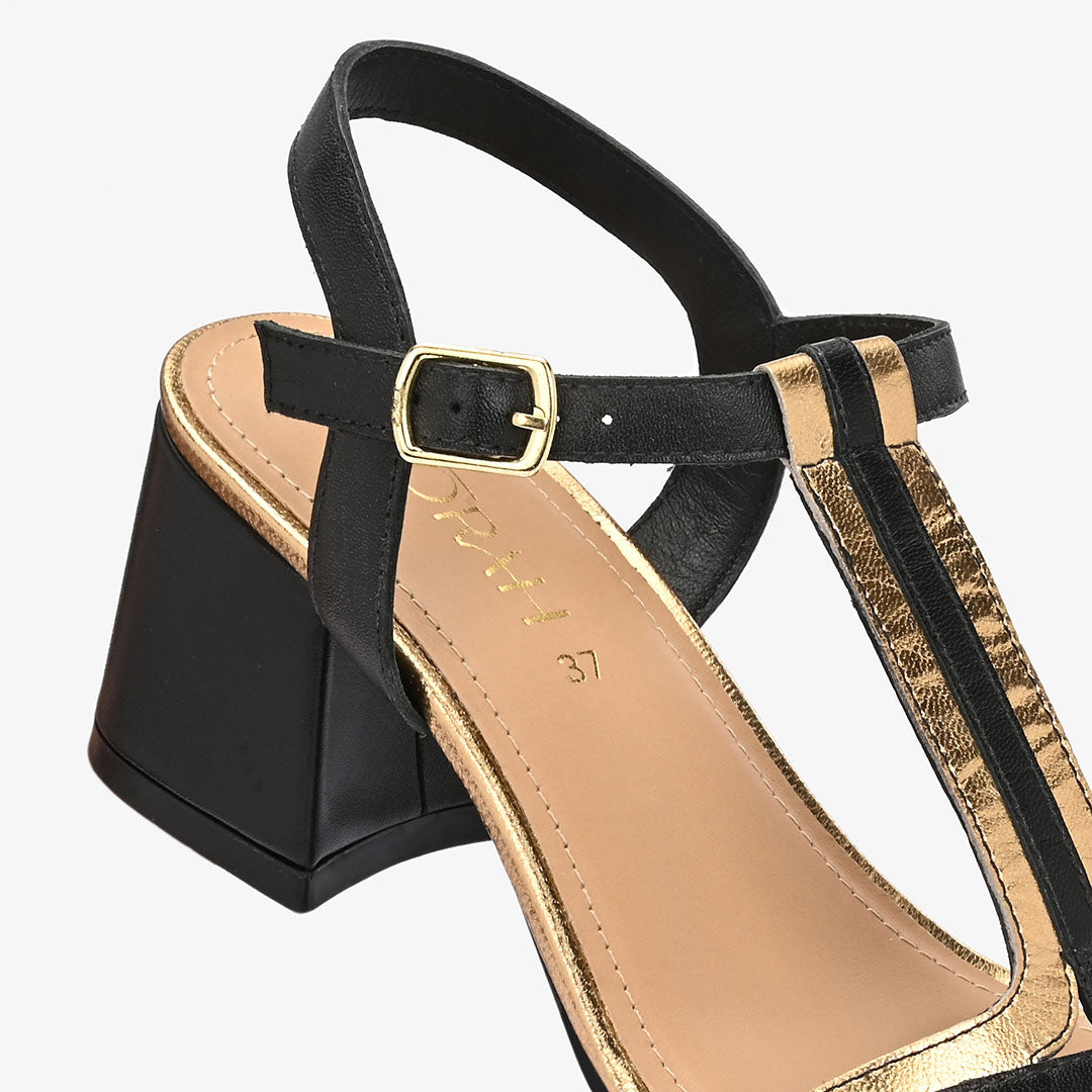 Crysta Leather Party Heels