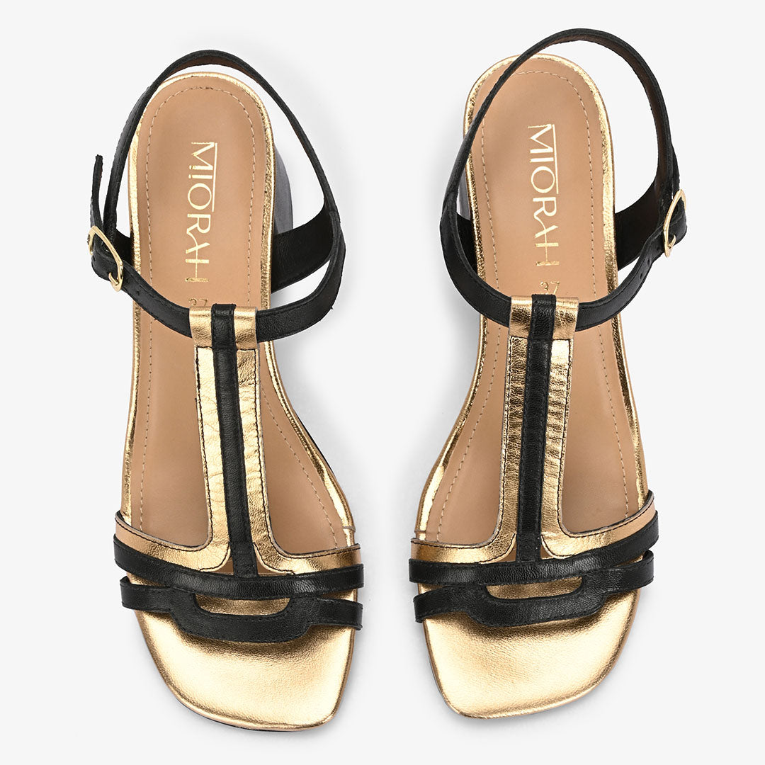 Crysta Leather Party Heels