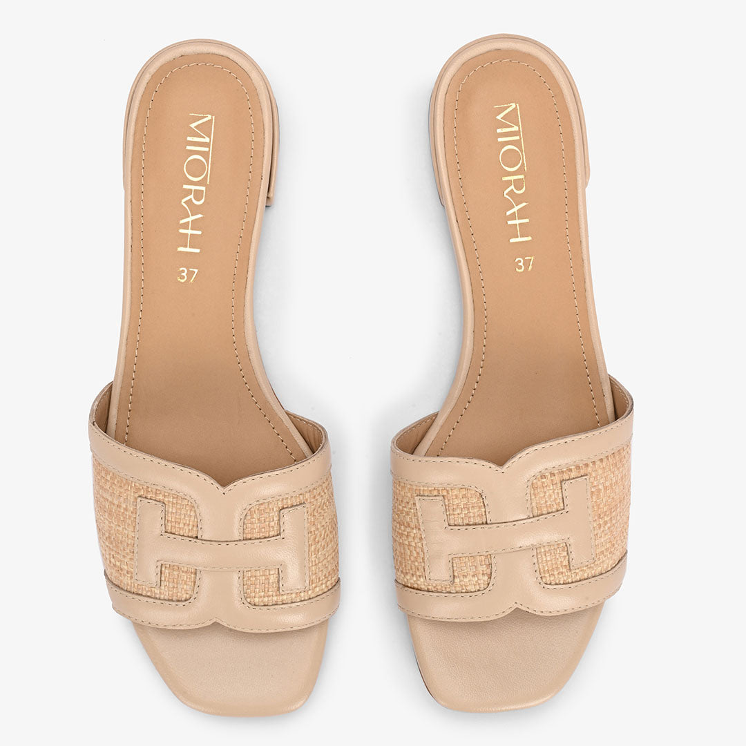 Kiara Leather Comfort Flats