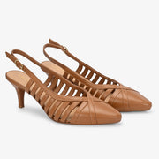 Lexa leather Strappy Heels