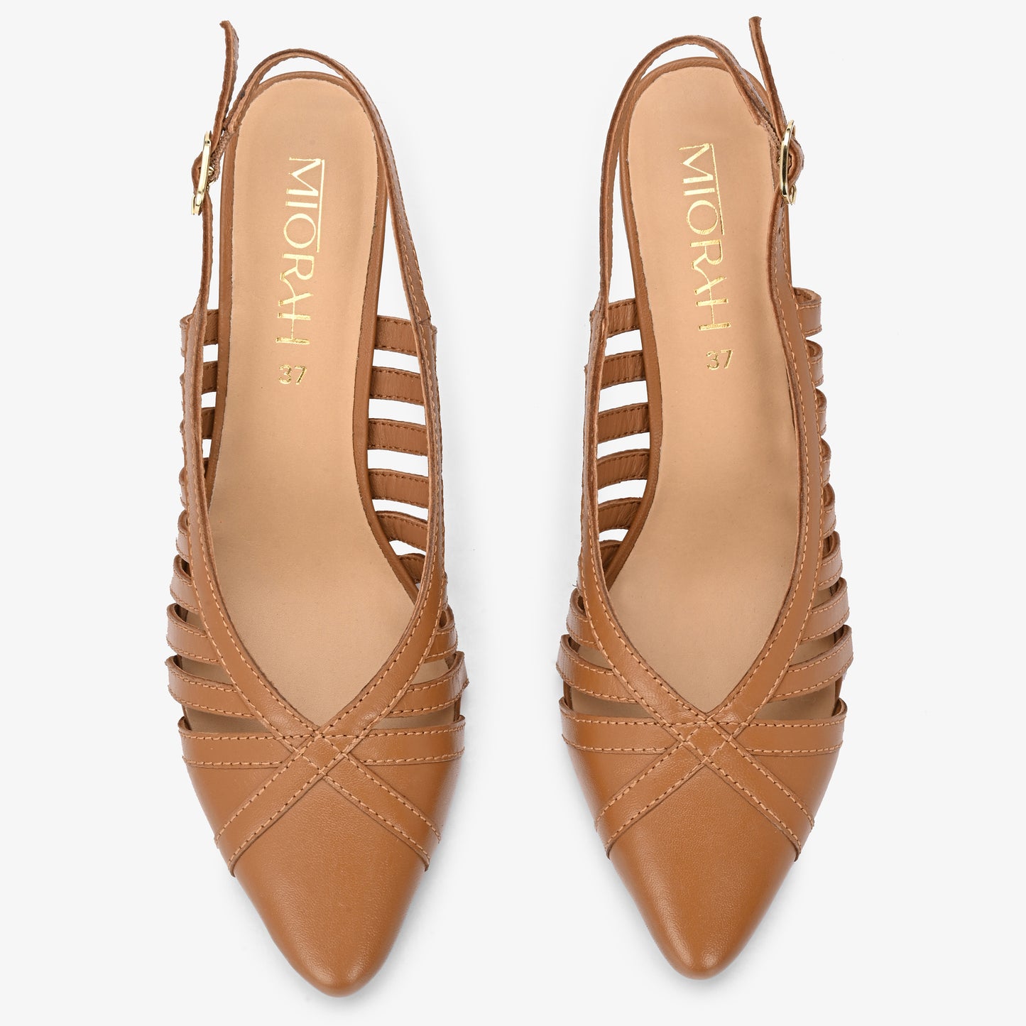 Lexa leather Strappy Heels