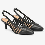 Lexa leather Strappy Heels