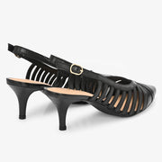 Lexa leather Strappy Heels