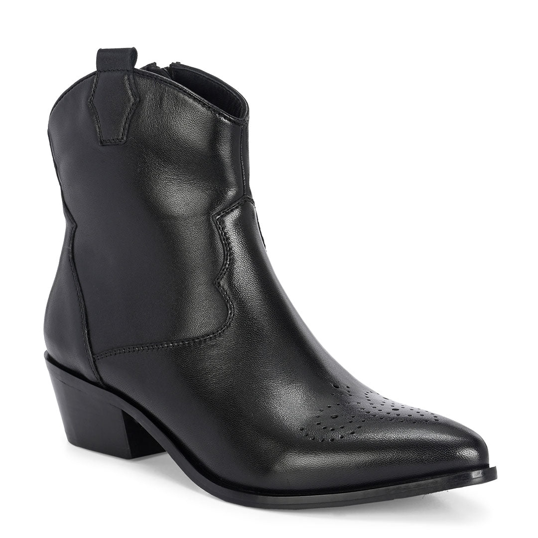 Ranger Leather Ankle Western Boots