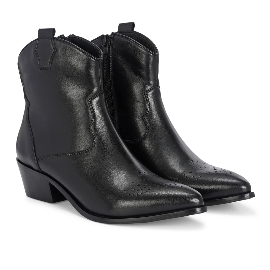 Ranger Leather Ankle Western Boots