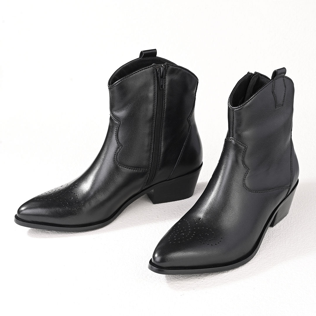 Ranger Leather Ankle Western Boots