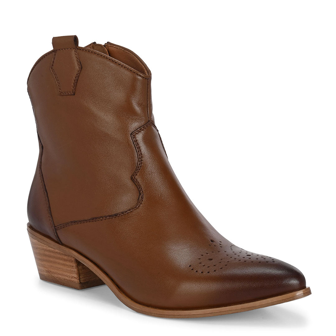 Ranger Leather Ankle Western Boots