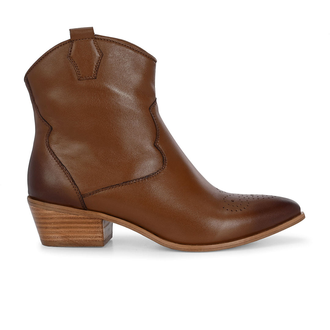 Ranger Leather Ankle Western Boots