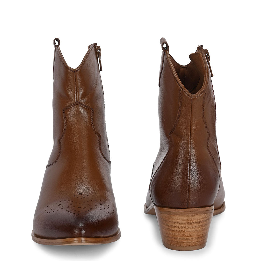 Ranger Leather Ankle Western Boots