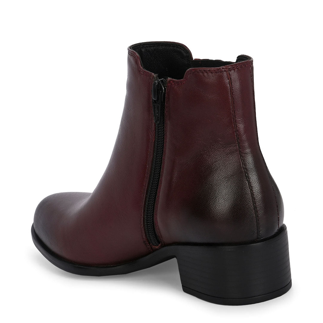Viva Leather Ankle Boots