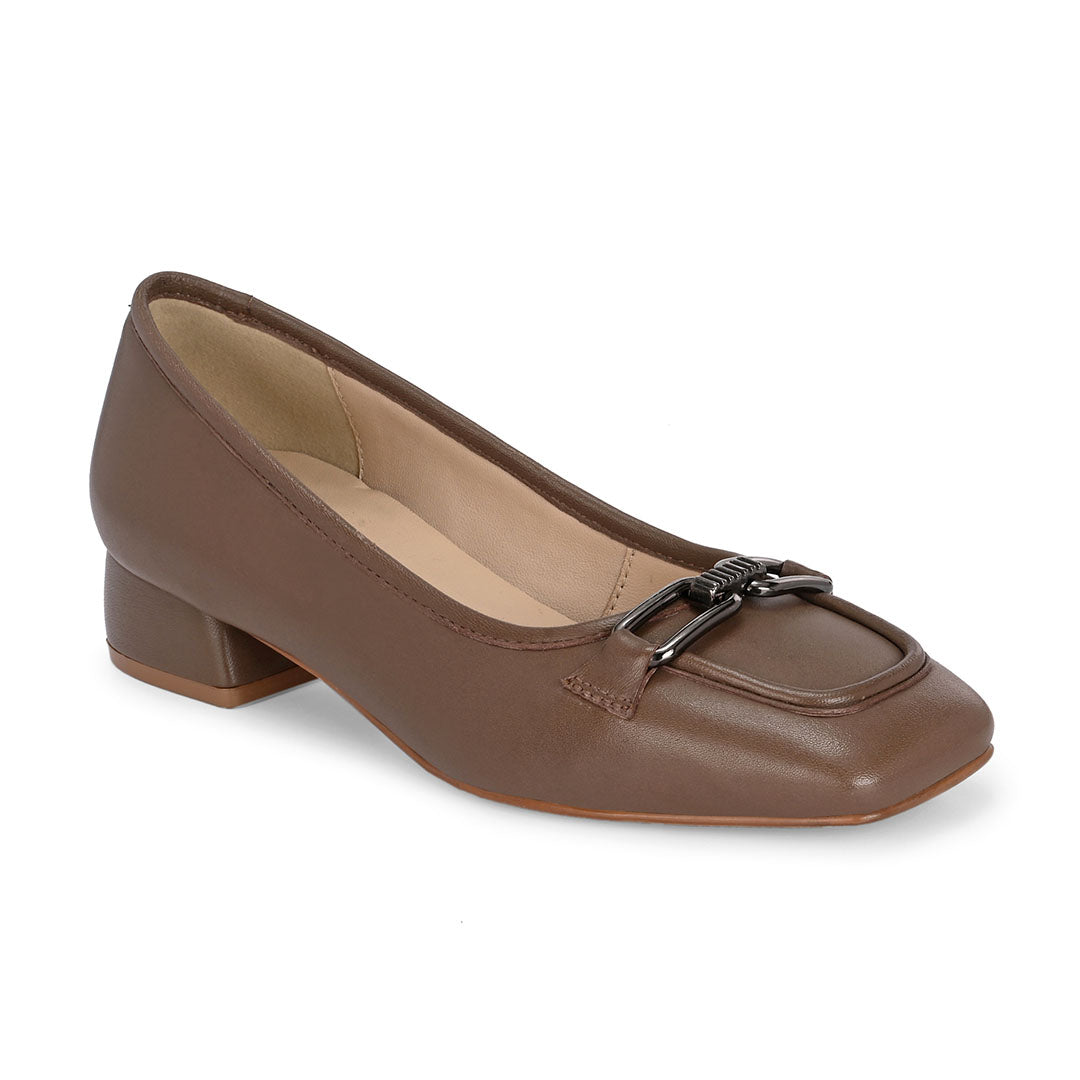 Mystic Leather Mid Block Heels