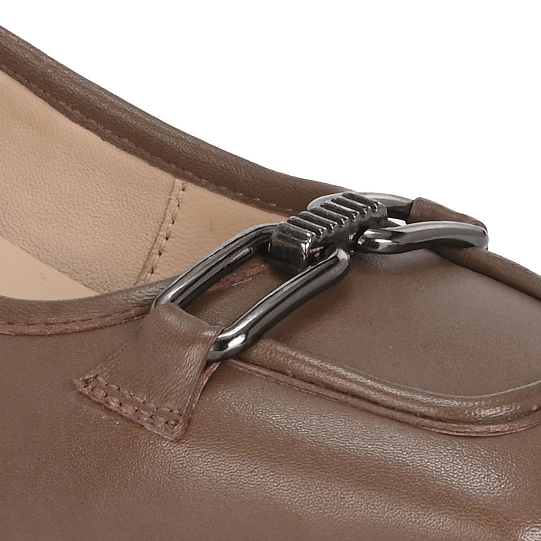 Mystic Leather Mid Block Heels