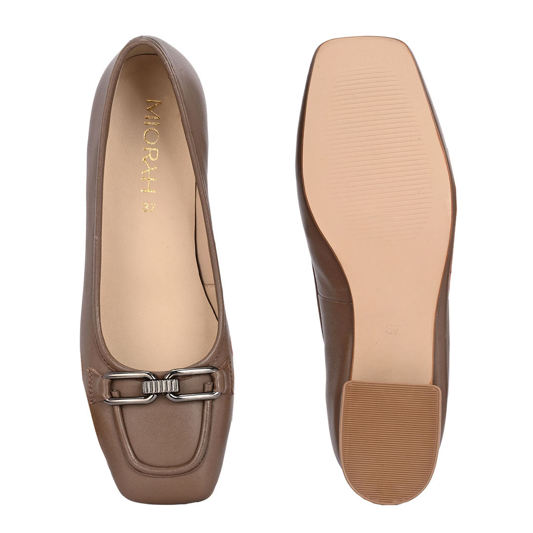 Mystic Leather Mid Block Heels