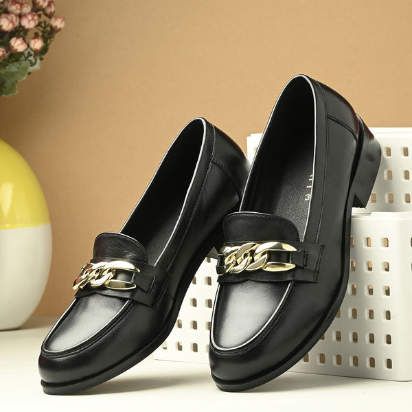 Nora Leather Formal Loafers