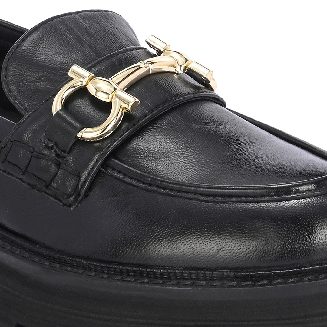 Pioneer Leather Platform Loafers
