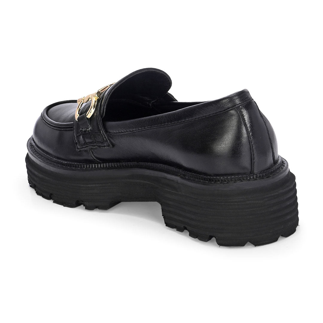 Pioneer Leather Platform Loafers