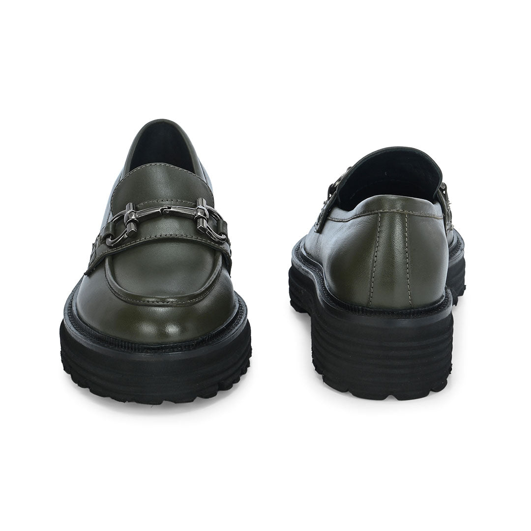 Pioneer Leather Platform Loafers
